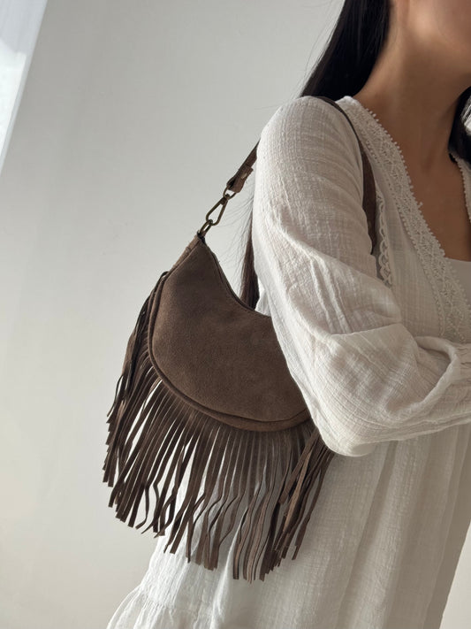 Borsa a spalla Meredith - con tracolla lunga