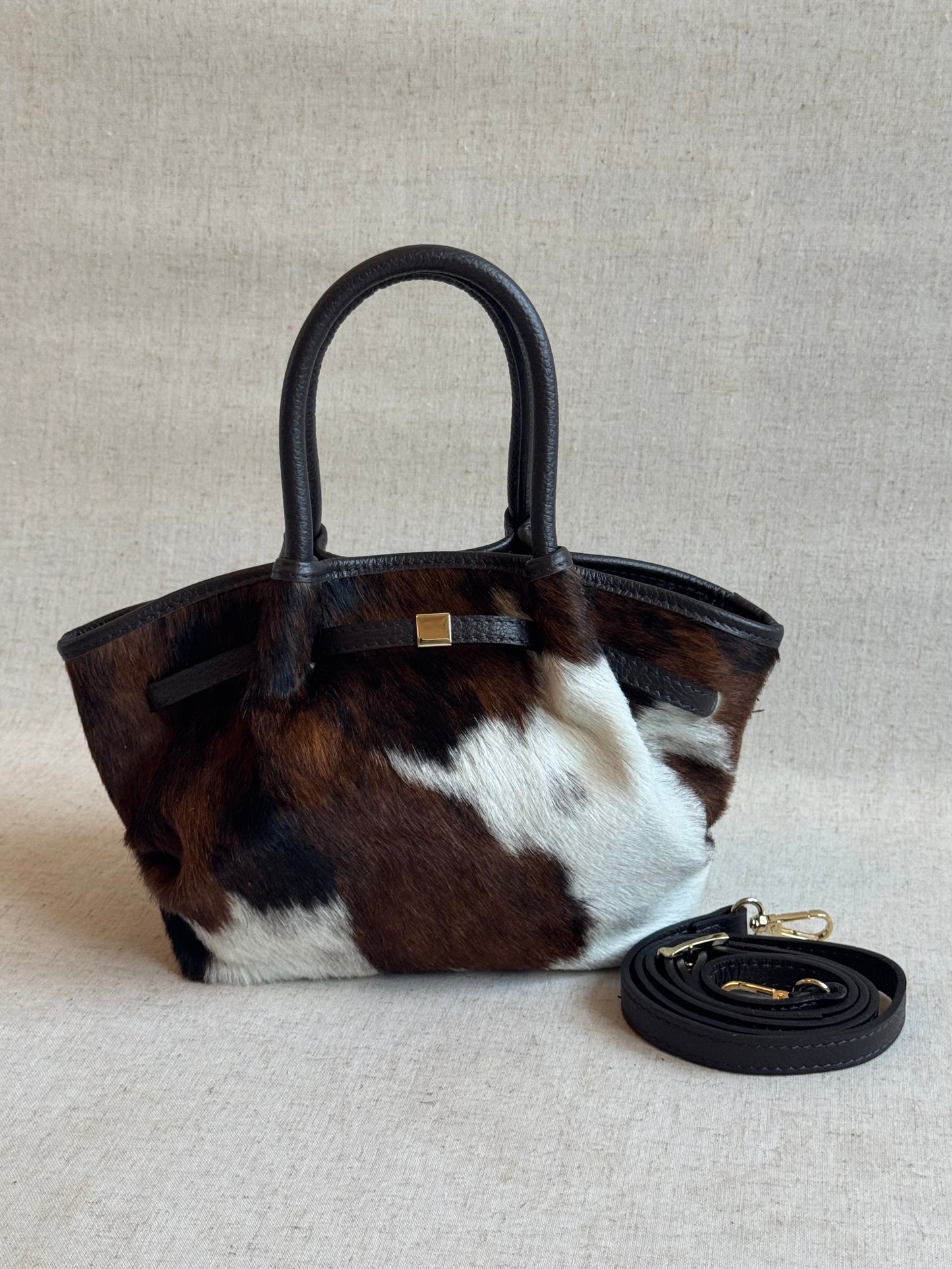 Borsa Laila - cavallino, con tracolla lunga