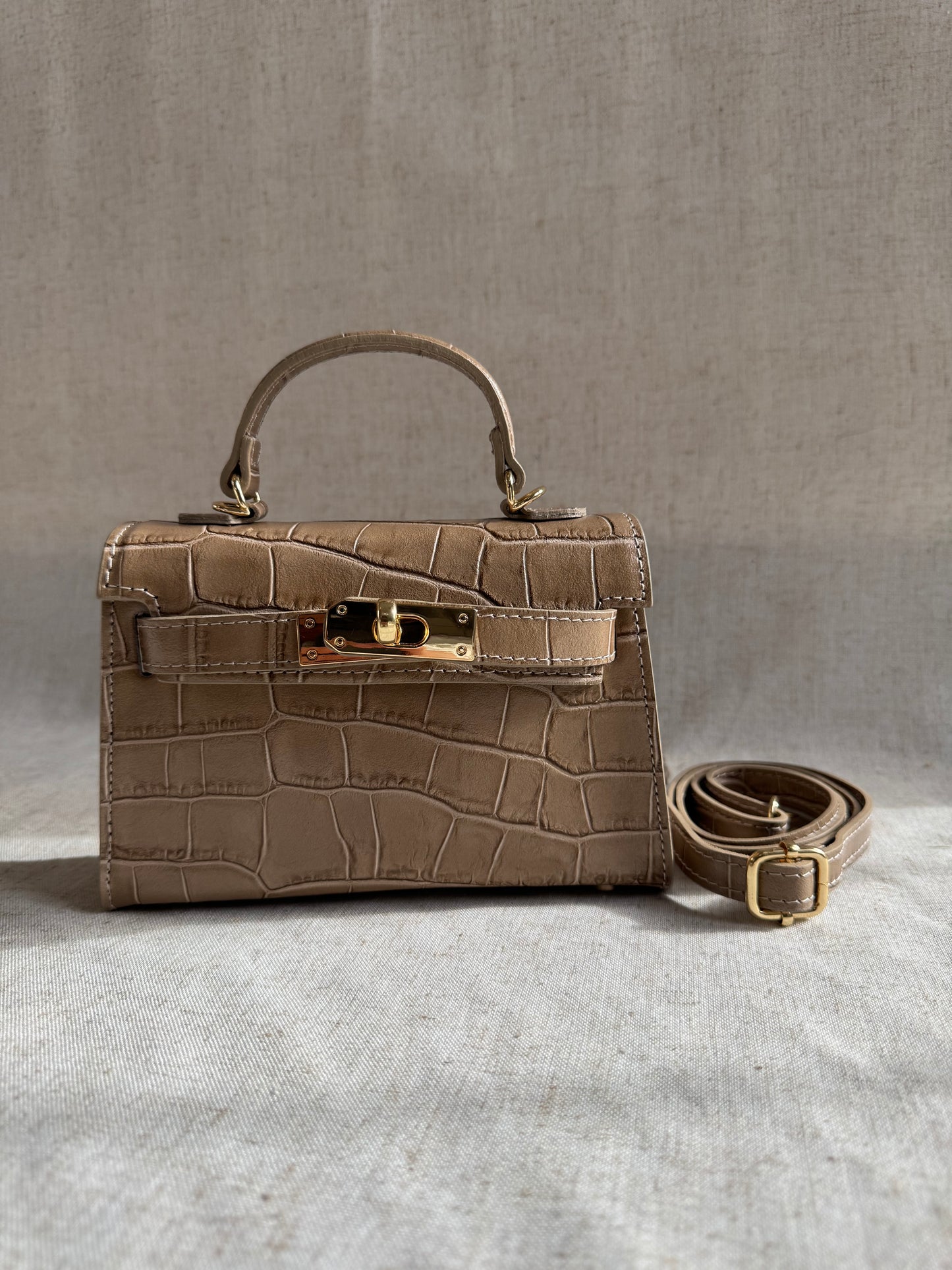 Borsa KELLY - misura piccola, con tracolla lunga