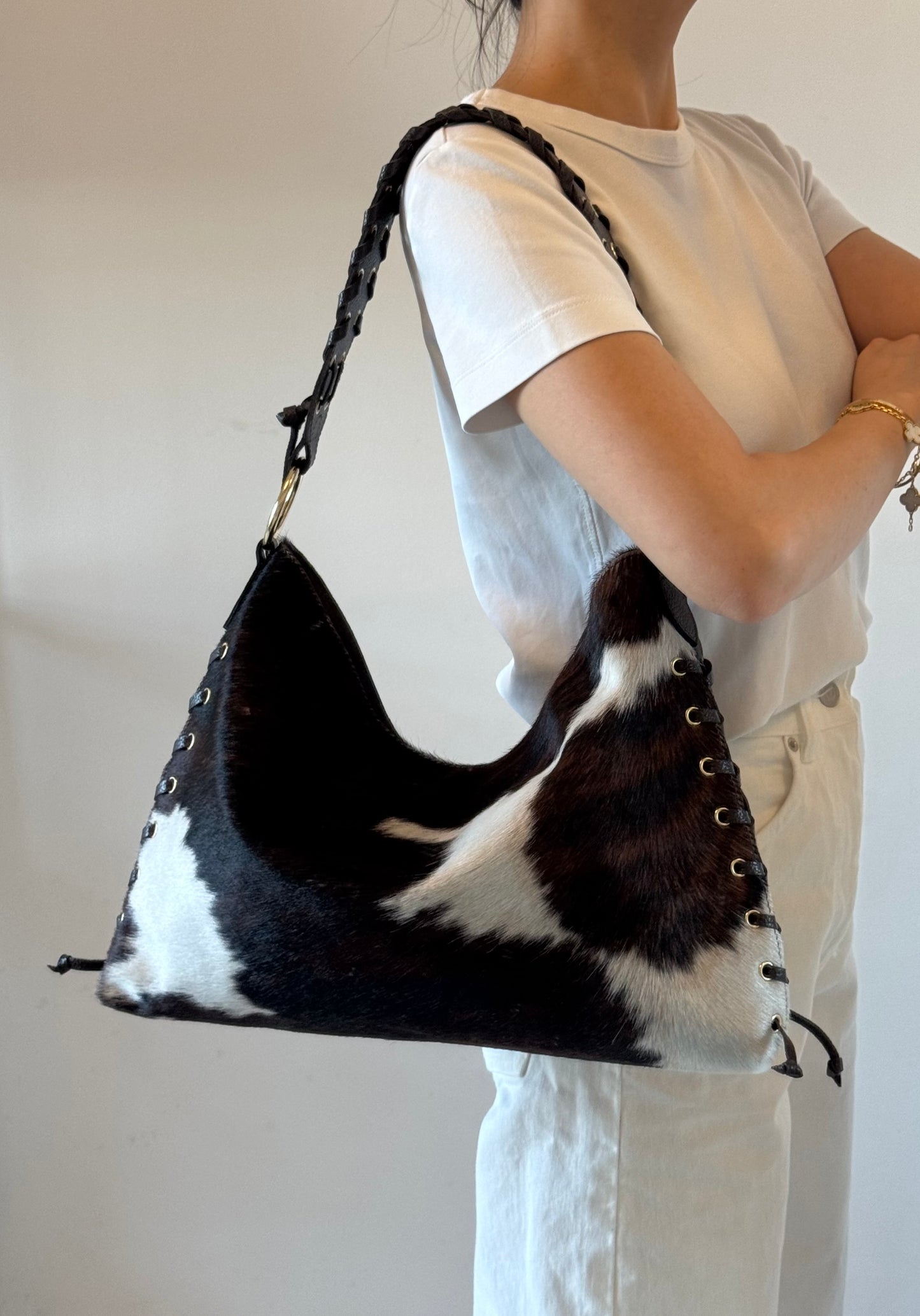 Borsa Dora - cavallino, con tracolla lunga