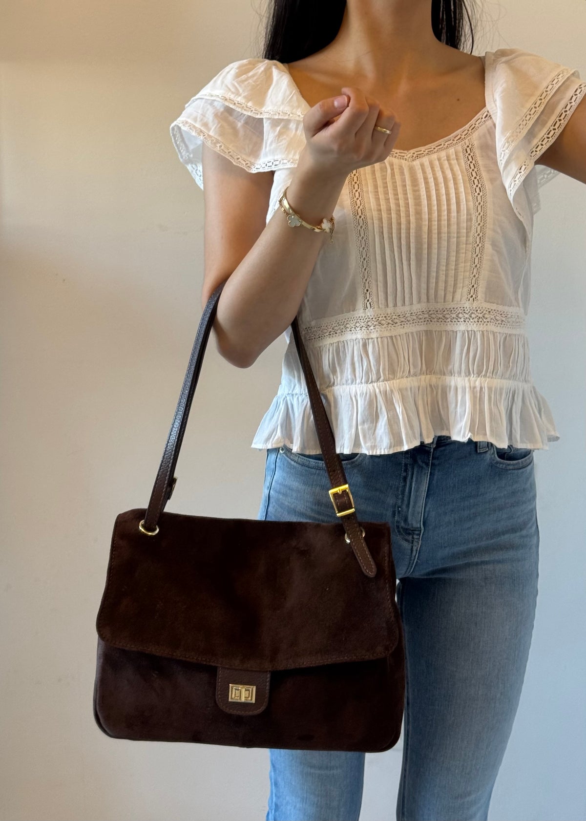 Borsa Chantal - misura piccola, camoscio