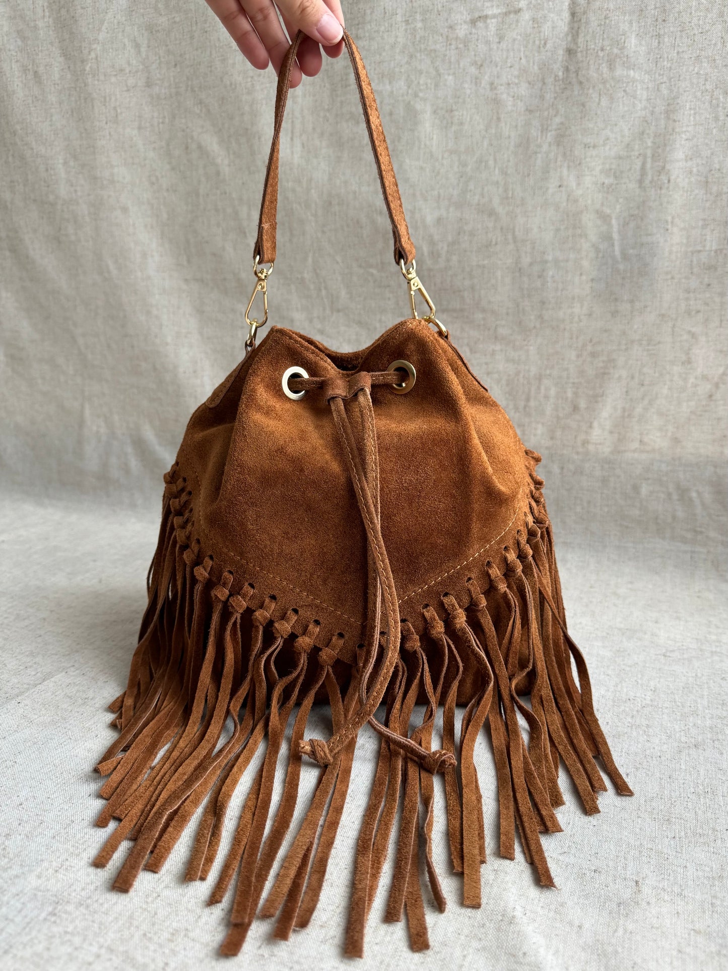 Borsa secchiello Rodeo - con tracolla lunga