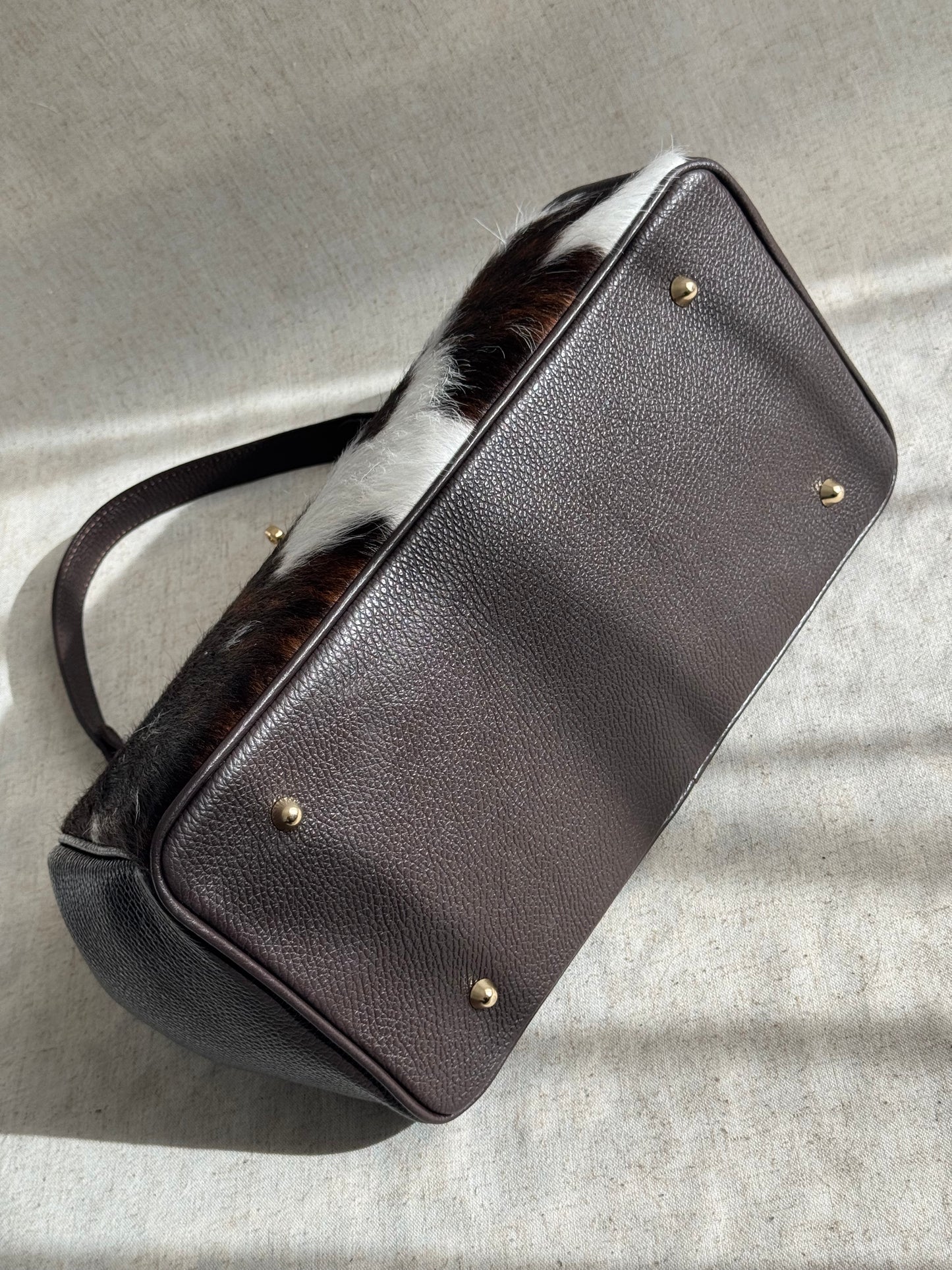 Maxi borsa Daphne - cavallino, con tracolla lunga
