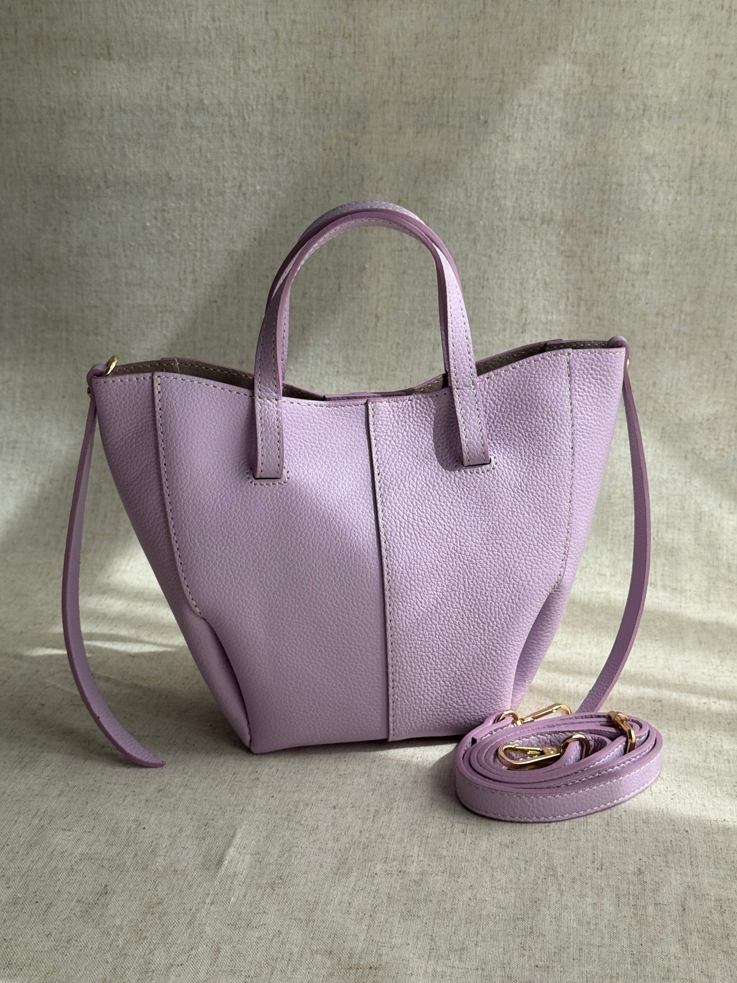 Borsa Sofia - misura nano, con tracolla lunga e pochette