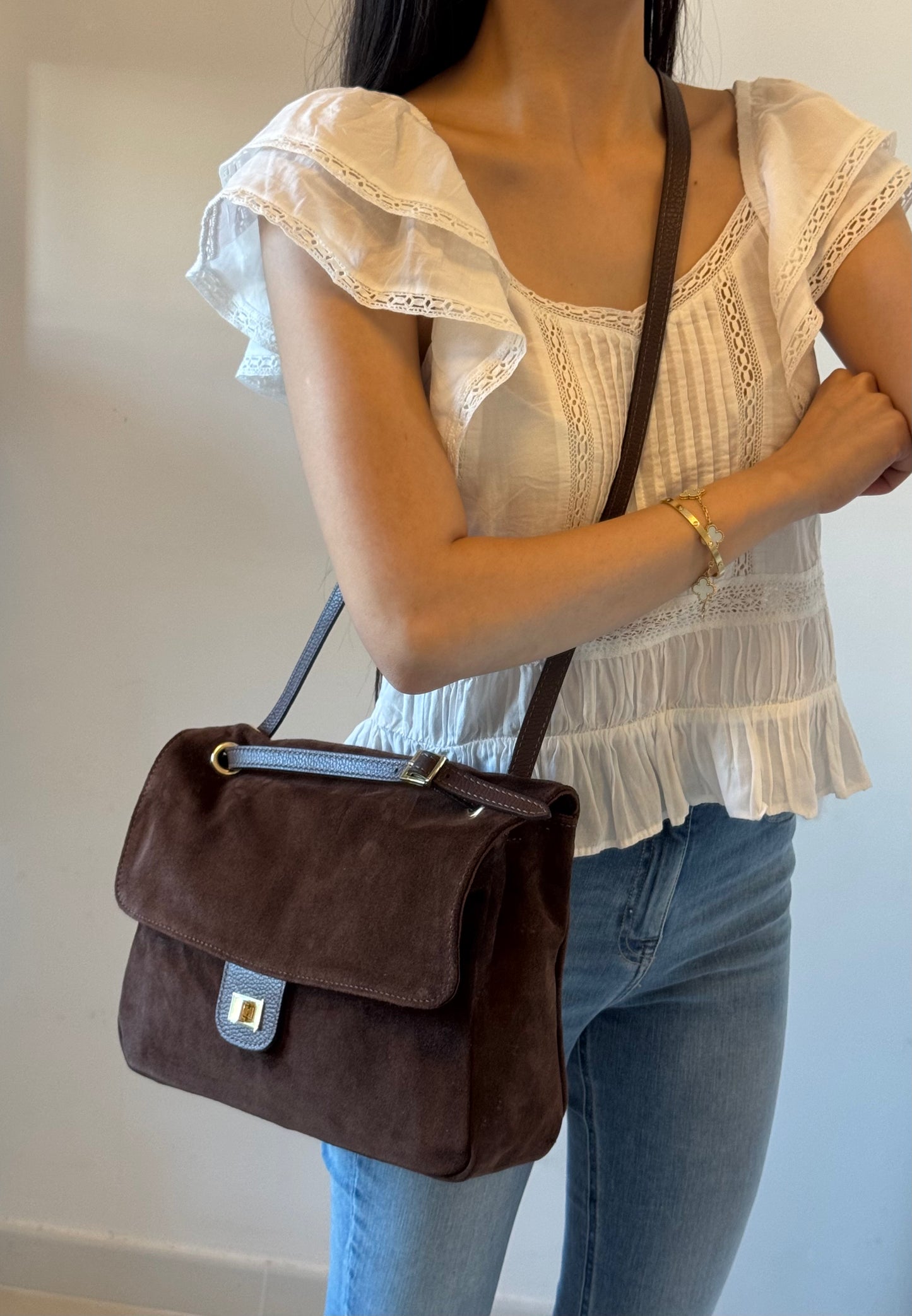 Borsa Chantal - misura piccola, camoscio
