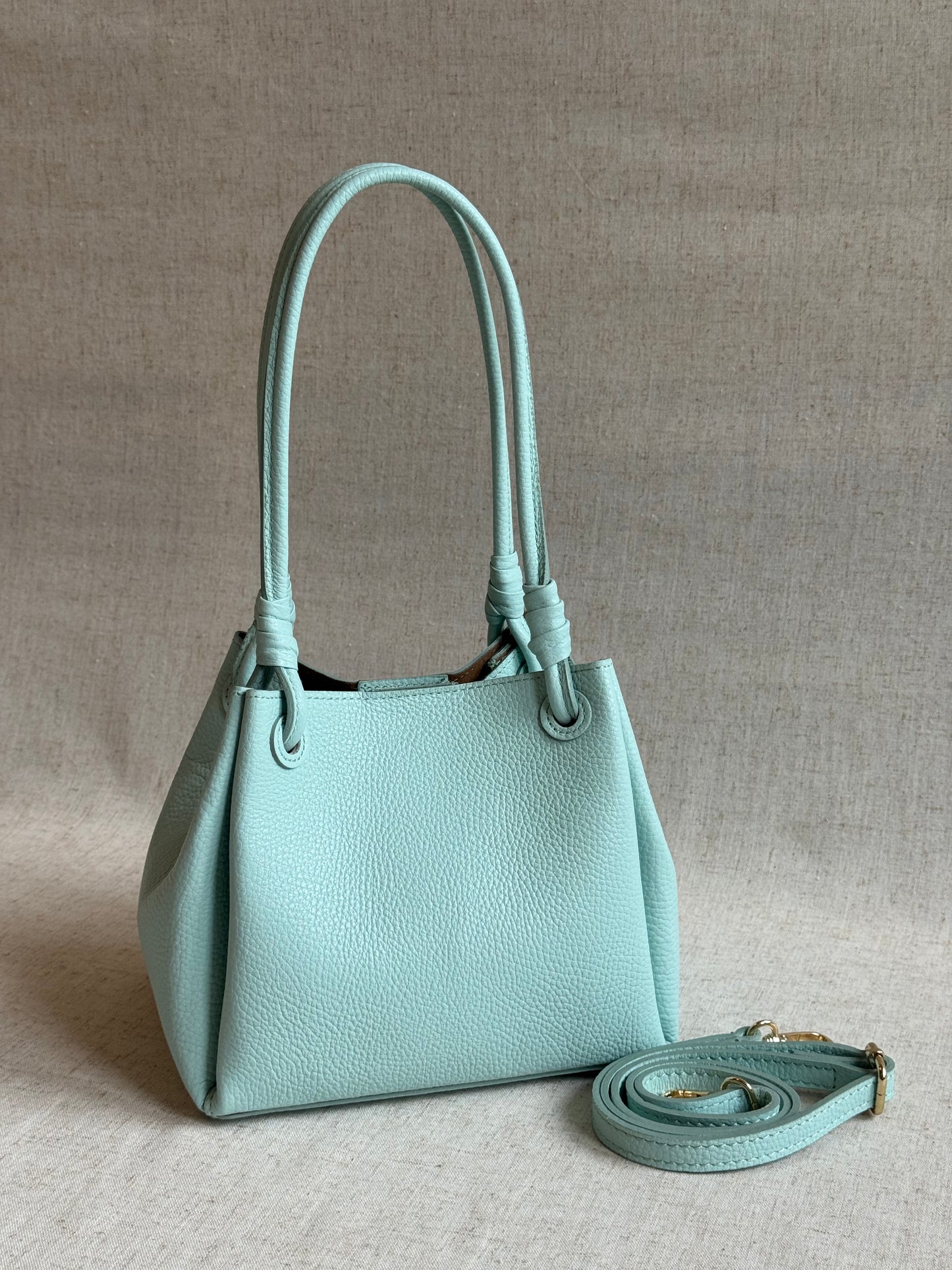 Borsa a spalla Cube - con tracolla lunga e pochette