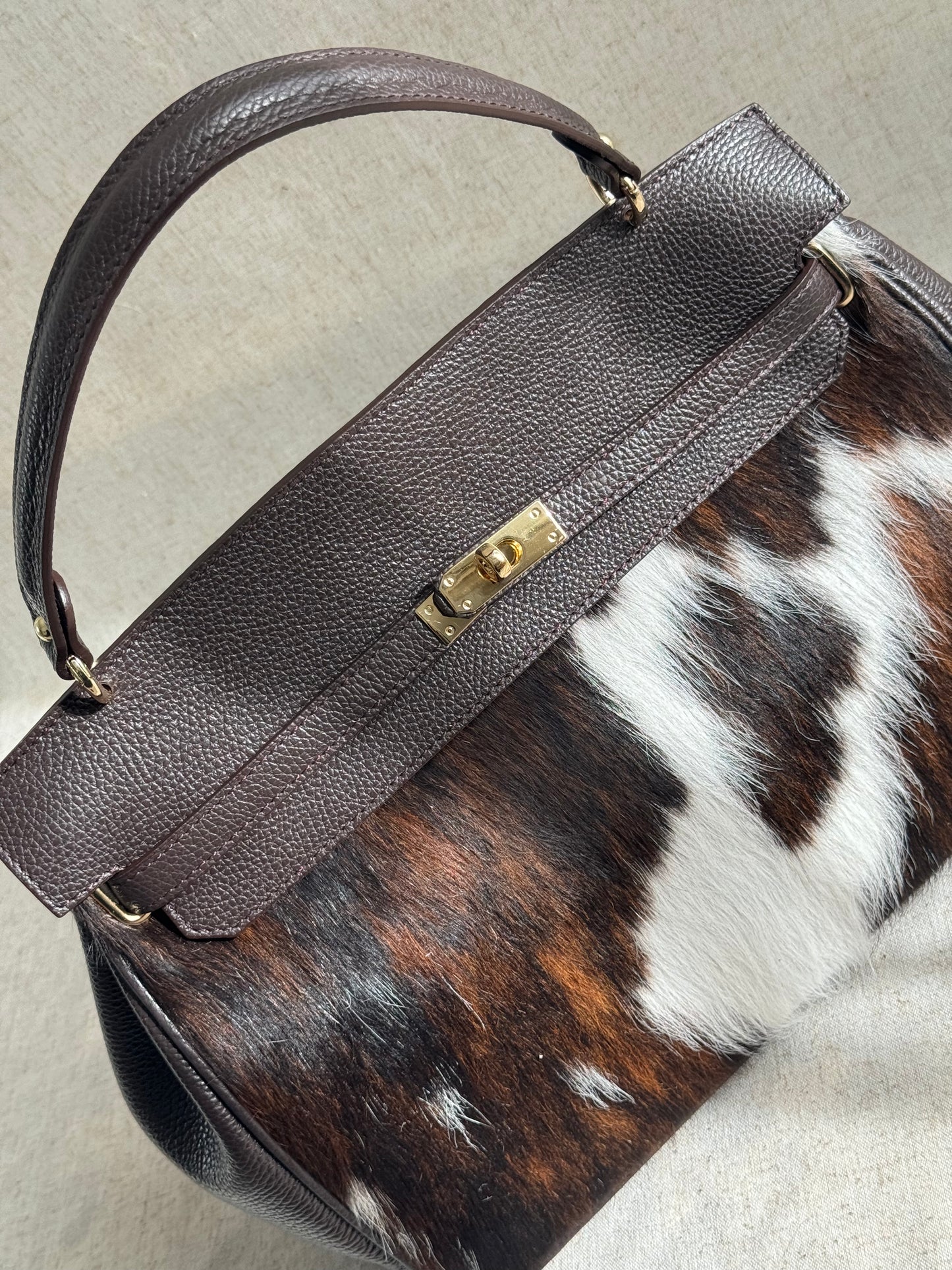 Maxi borsa Daphne - cavallino, con tracolla lunga