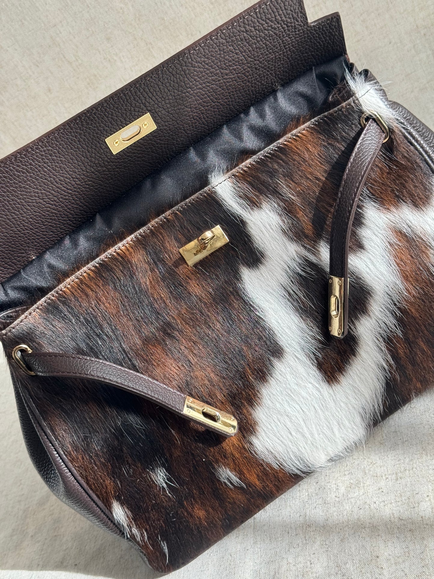 Maxi borsa Daphne - cavallino, con tracolla lunga