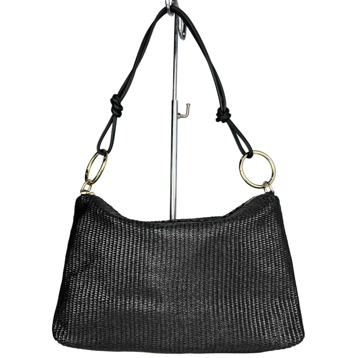 Borsa a spalla Agata rafia - con tracolla lunga