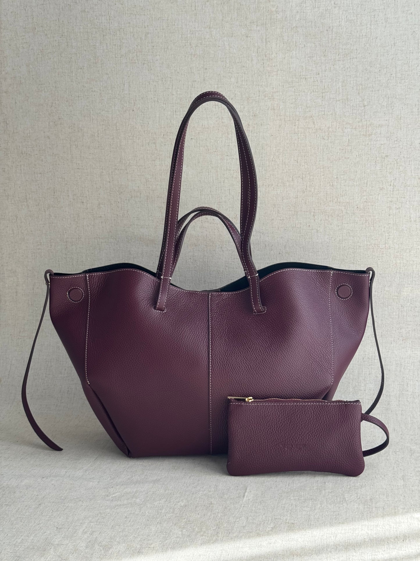 Borsa a spalla Sofia - misura grande, con pochette