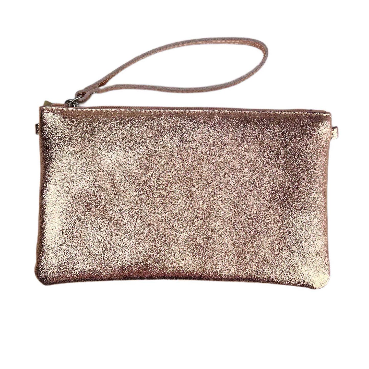 Pochette Chiara laminato - con tracolla lunga