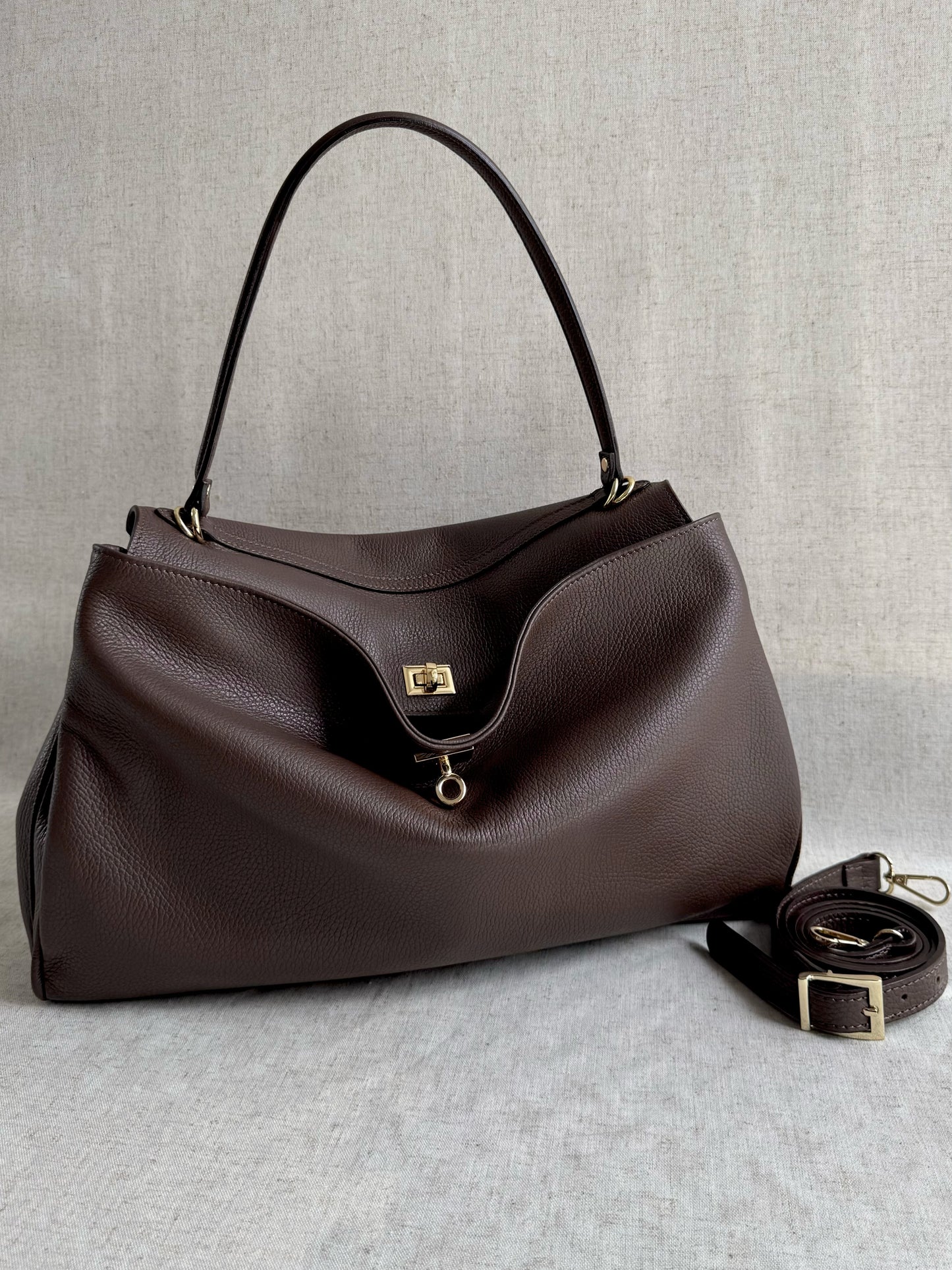 Maxi borsa a spalla Ronnie - con tracolla lunga